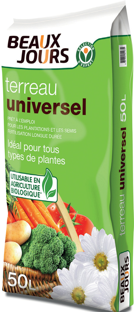 Terreau universel 3601029841635 Beaux Jours Terreau universel 3601029841635 Beaux Jours