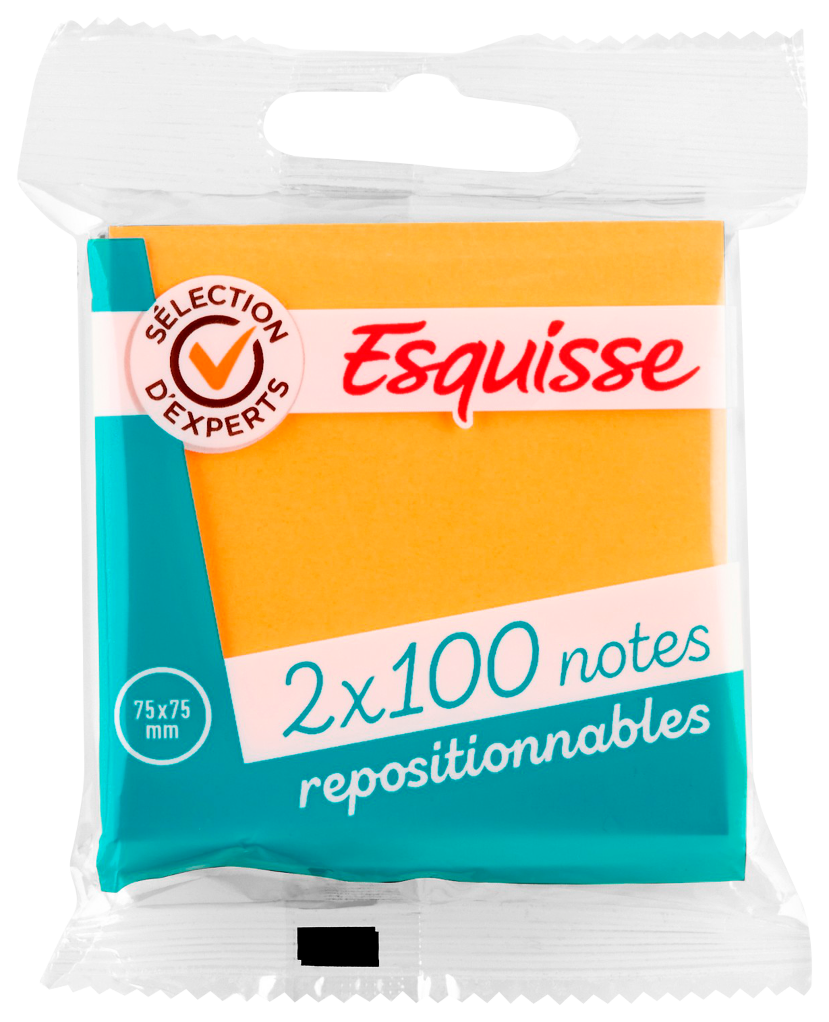 Bloc de 200 notes repositionnables NéON