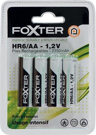 Pile rechargeable HR6/AA 3601029845961 Foxter Pile rechargeable HR6/AA 3601029845961 Foxter