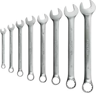 LOT DE 8 CLÉS MIXTES