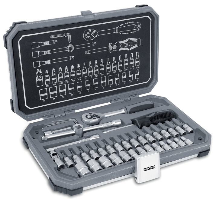 COFFRET DOUILLES 39 PIÈCES