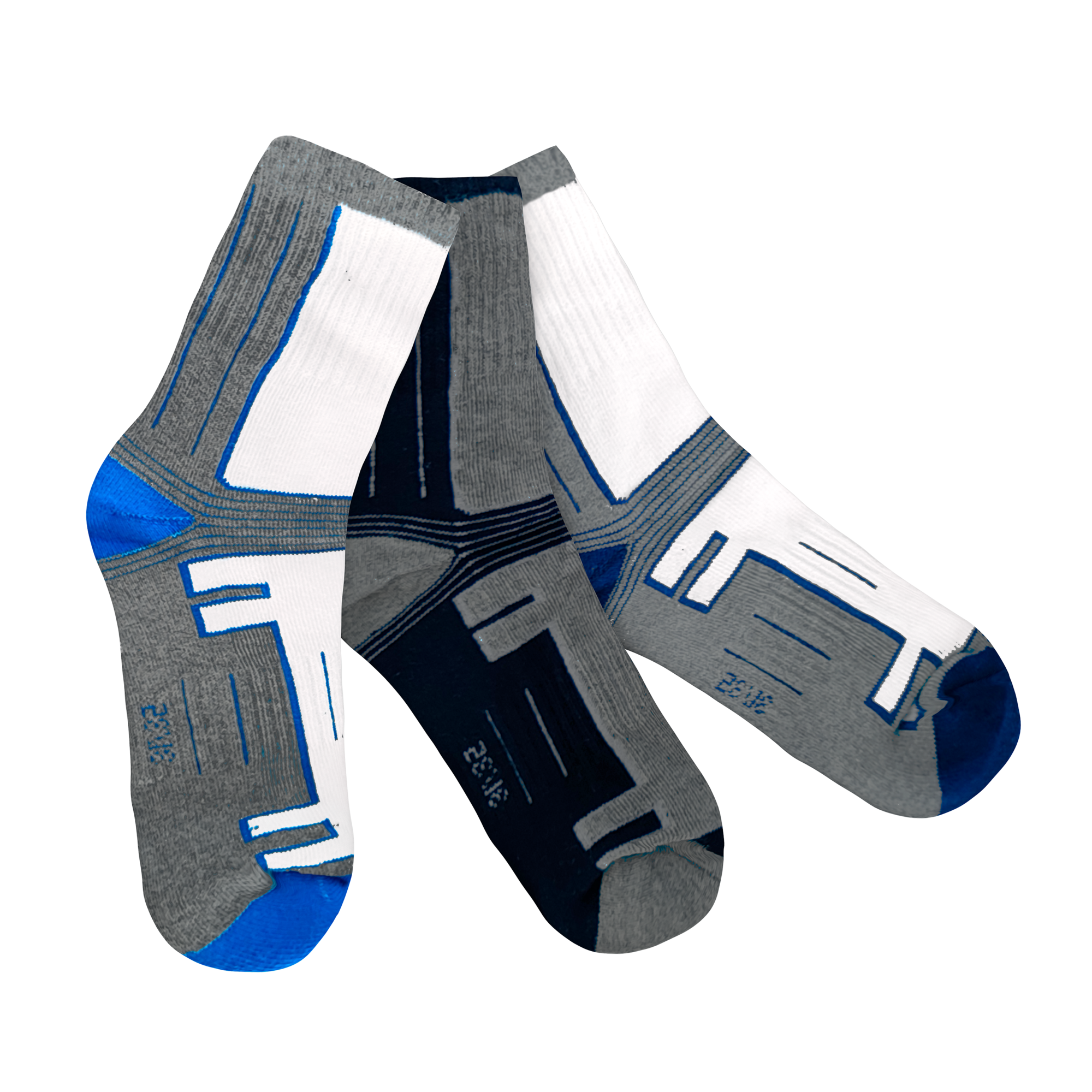 LOT DE 3 CHAUSSETTES DE SPORT ENFANT