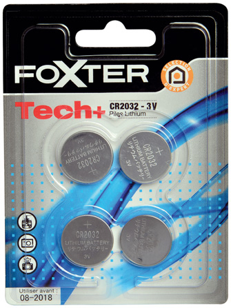Foxter 4 PILES BOUTONS(1) code EAN 3601029884373 