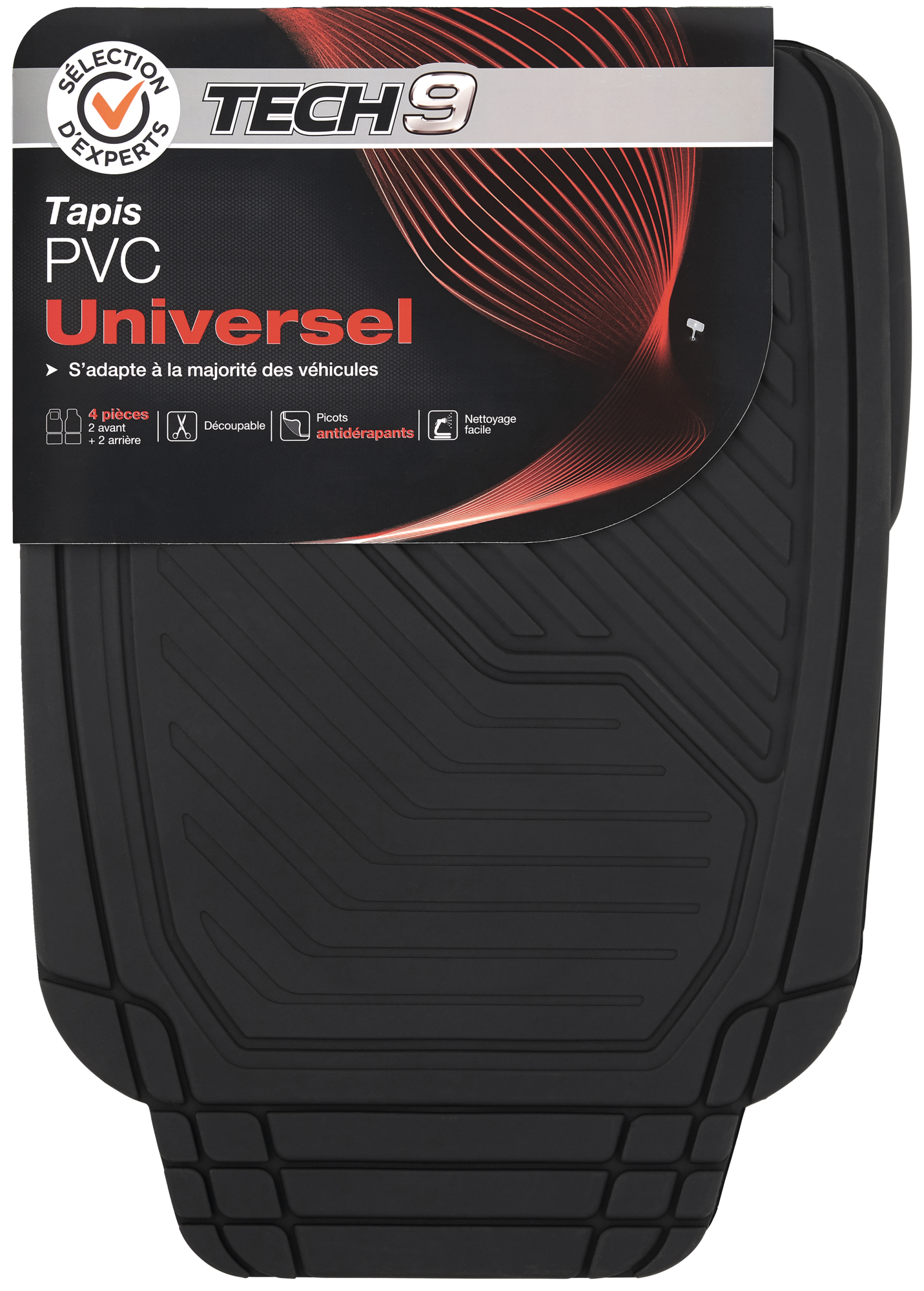 TECH9 SUR LES PRODUITS DE LA GAMME DE TAPIS "TECH9" code EAN 3601029889040 