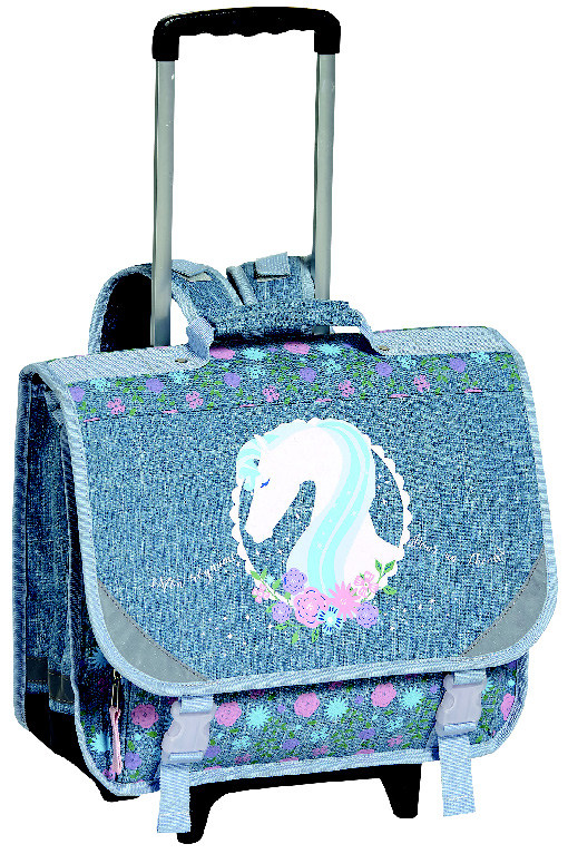 Esquisse CARTABLE À ROULETTES 2 COMPARTIMENTS 38 CM “COMÈTE” code EAN 3601029911161 