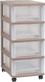 TOUR DE RANGEMENT 4 TIROIRS