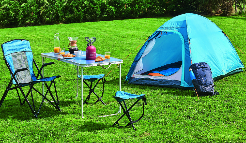 TABLE DE CAMPING 4 PERSONNES “WOODSUN” 3601029920613 