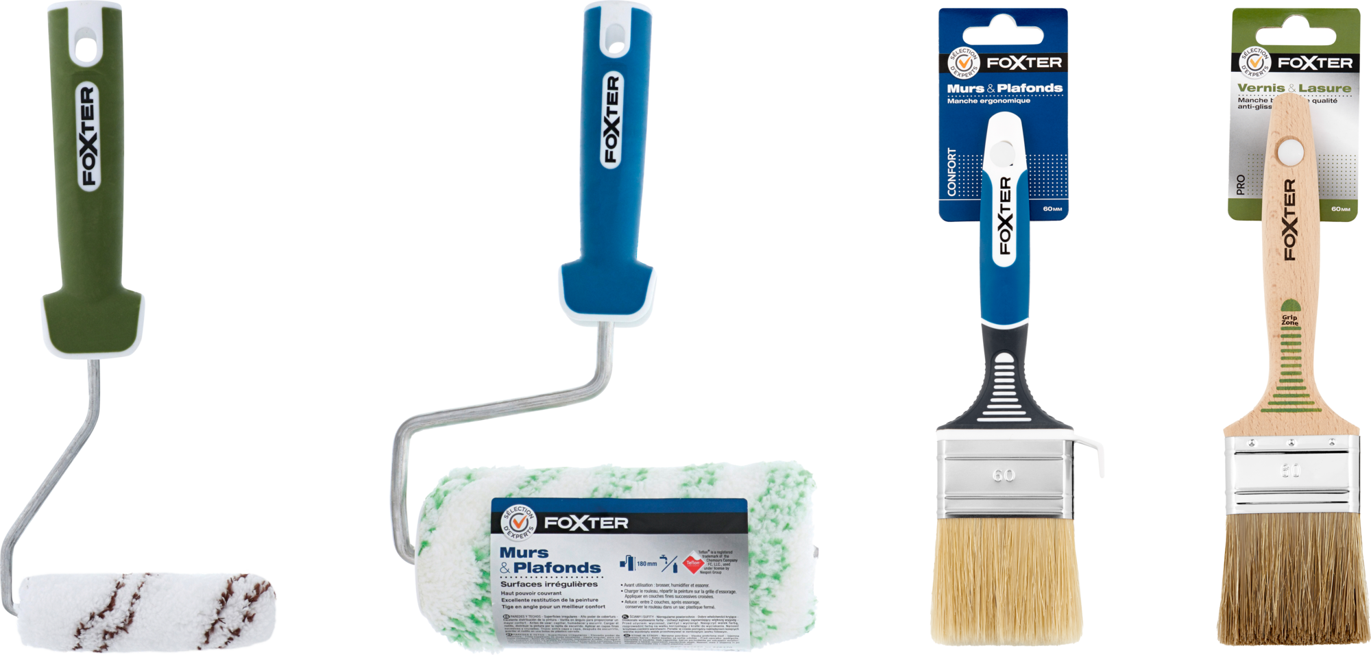 FOXTER SUR LES PRODUITS PRESENTS EN MAGASIN DE LA GAMME ACCESSOIRES DU PEINTRE DE LA MARQUE "FOXTER" code EAN 3601029926868 