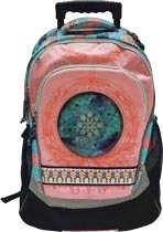  SAC À DOS À ROULETTES 41 CM ENV. "ORIGAMI" OU "ATTRAPE-RÊVES"  “ESQUISSE” code EAN 3601029931367 