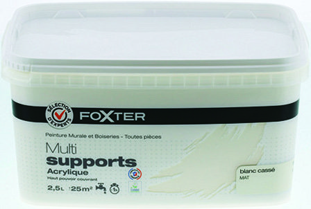  PEINTURE INTÉRIEURE MULTI-SUPPORTS(1) “FOXTER” code EAN 3601029936249 