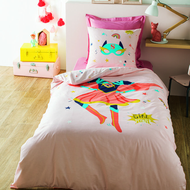 PARURE HOUSSE DE COUETTE 140 X 200 CM + 1 TAIE ...