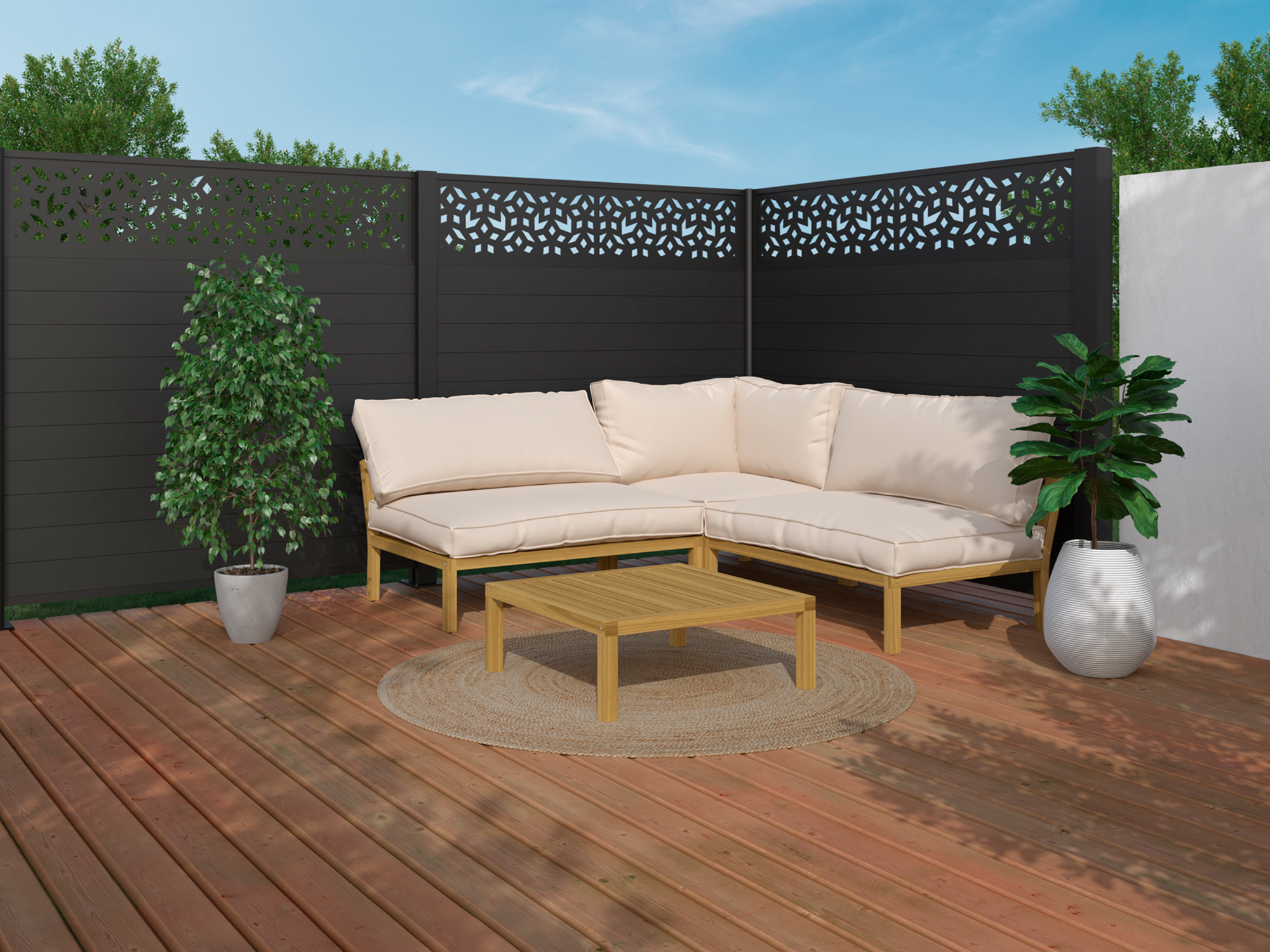 BEAUX JOURS SUR LES PRODUITS PRÉSENTS EN MAGASIN DE LA GAMME PALISSADE COMPOSABLE CLOTUREO "BEAUX JOURS" code EAN 3601029961555 