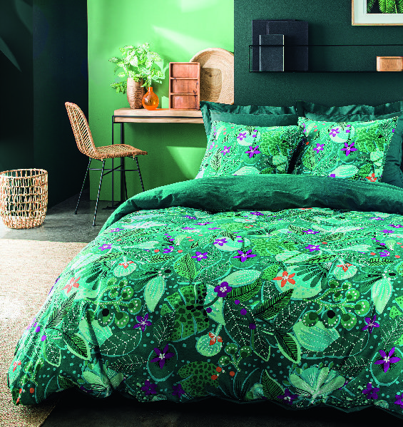 PARURE HOUSSE DE COUETTE 200 X 200 CM + 2 TAIES...