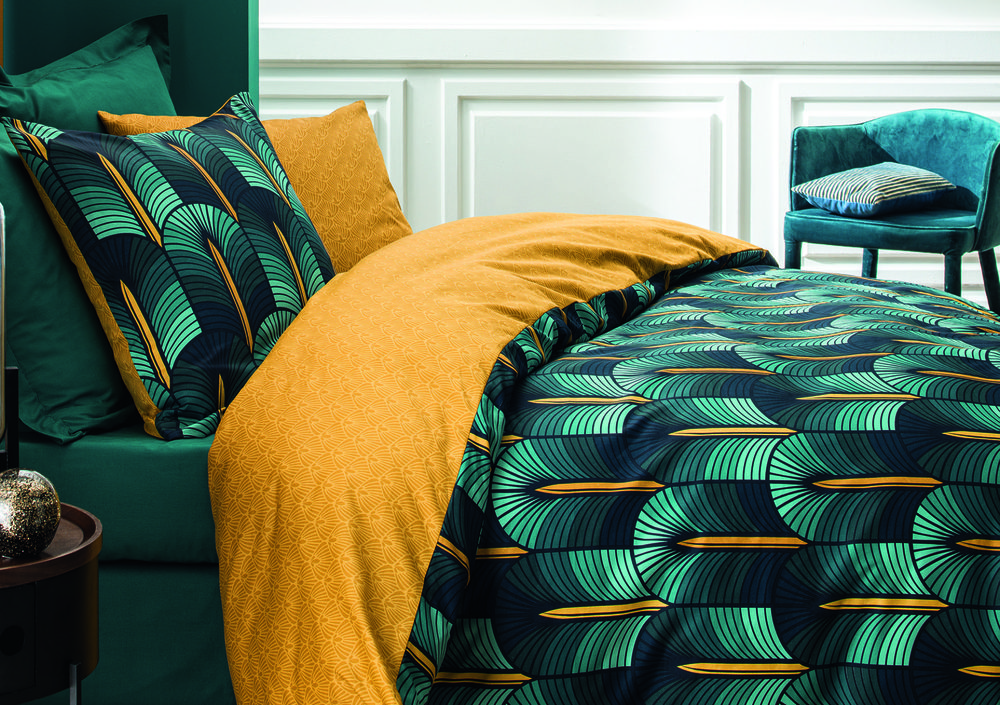 PARURE HOUSSE DE COUETTE 240 X 220 CM + 2 TAIES...