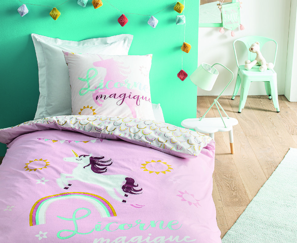 PARURE HOUSSE DE COUETTE 140 X 200 CM + 1 TAIE ...