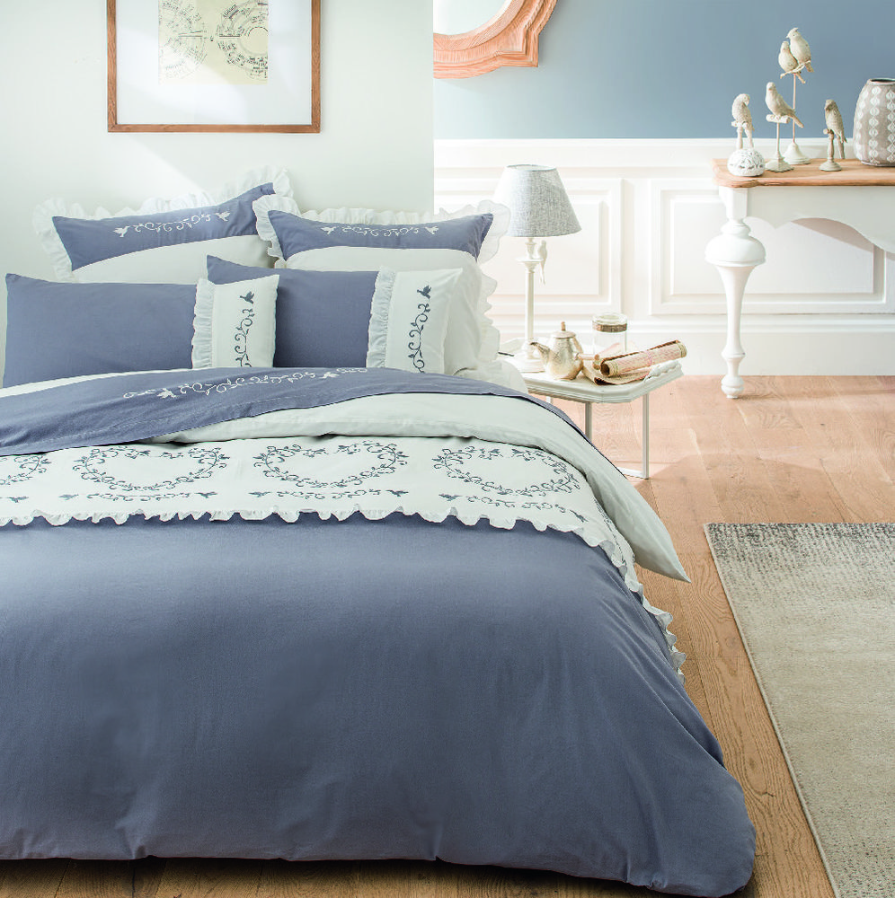 PARURE HOUSSE DE COUETTE 240 X 220CM + 2 TAIES D'OREILLER 63 X 63CM 3601029967427 Tissaiarouge