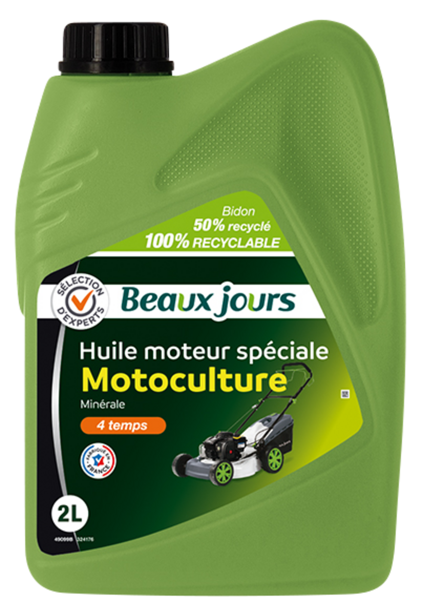  HUILE MOTOCULTURE 4 TEMPS "BEAUX JOURS" code EAN 3601029973893 