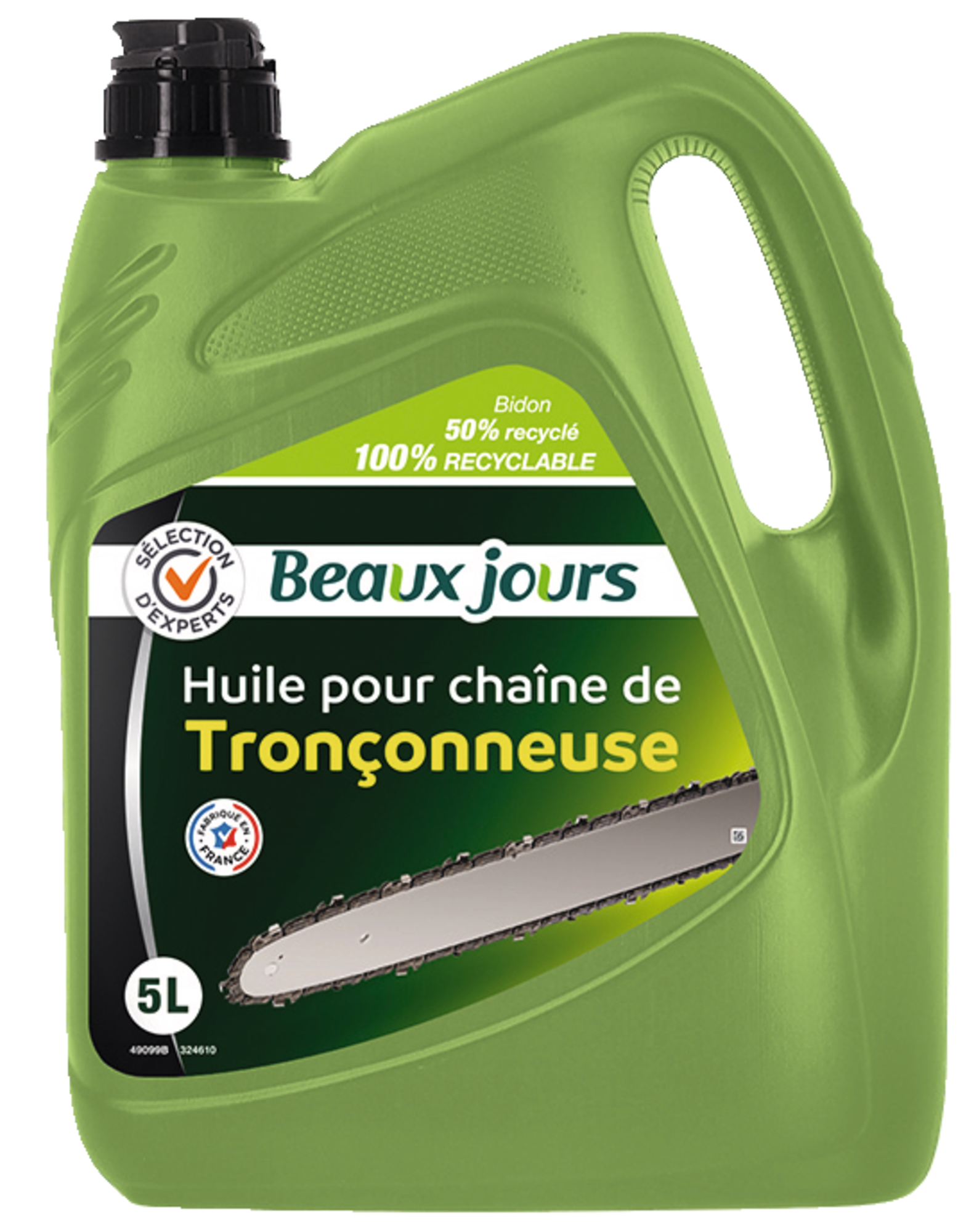  Huile tronçonneuse "BEAUX JOURS" code EAN 3601029973916 