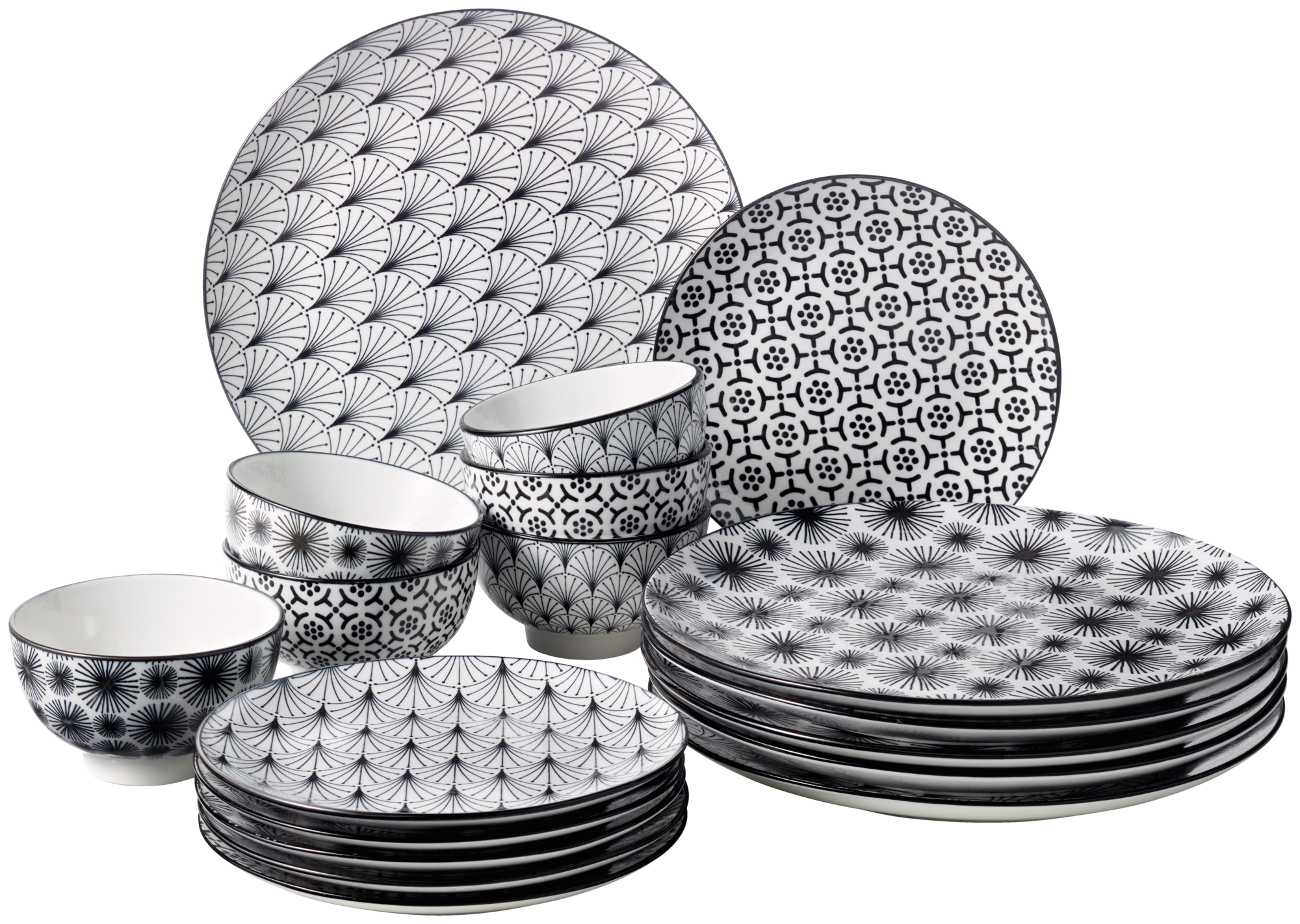 SERVICE 18 PIECES MIX & MATCH