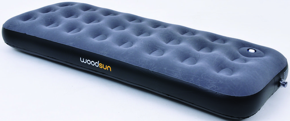  MATELAS 1 PLACE AVEC POMPE À PIED “WOODSUN” code EAN 3603312904096 