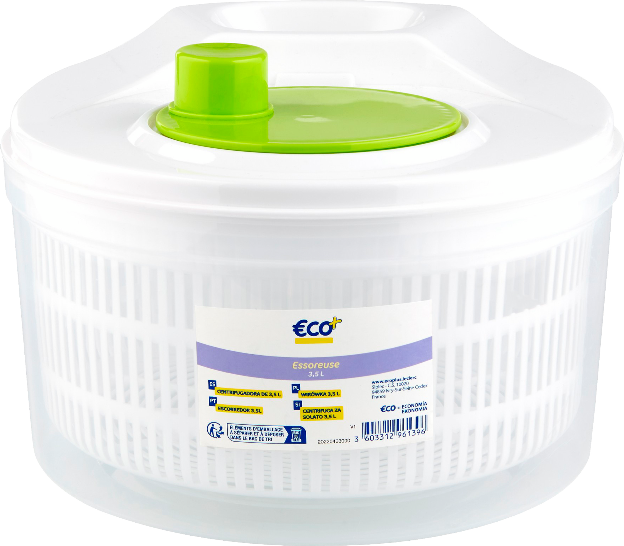 ECO+ ESSOREUSE 3,5L code EAN 3603312961396 