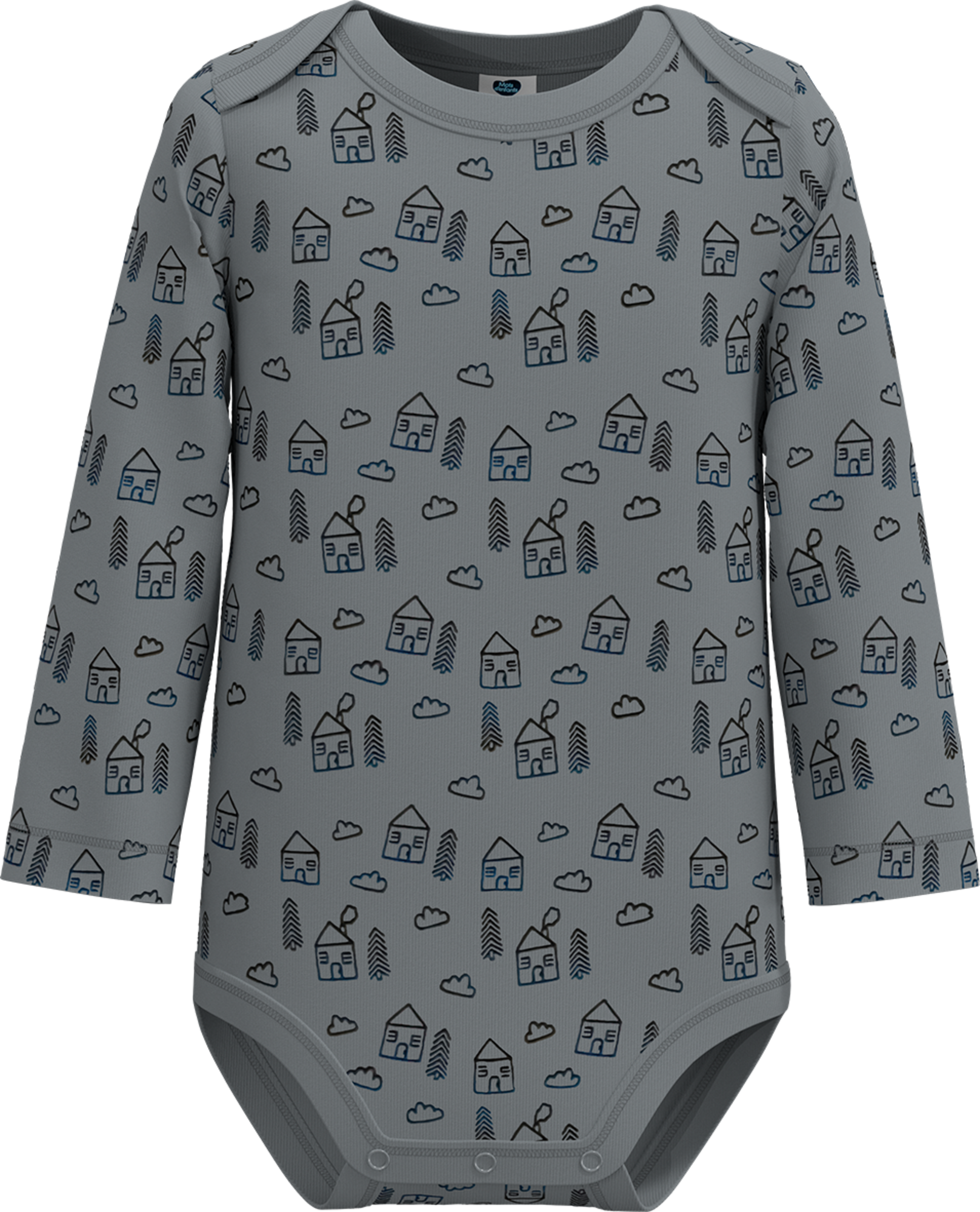 LOT DE 5 BODIES MANCHES LONGUES BÉBÉ