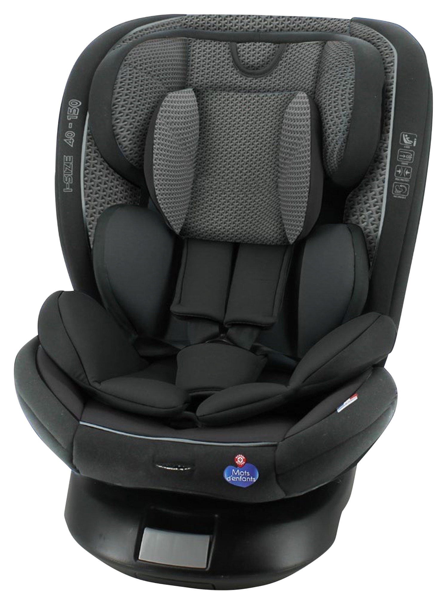 SIEGE AUTO ISOFIX ISIZE DE 40 A 150 CM
