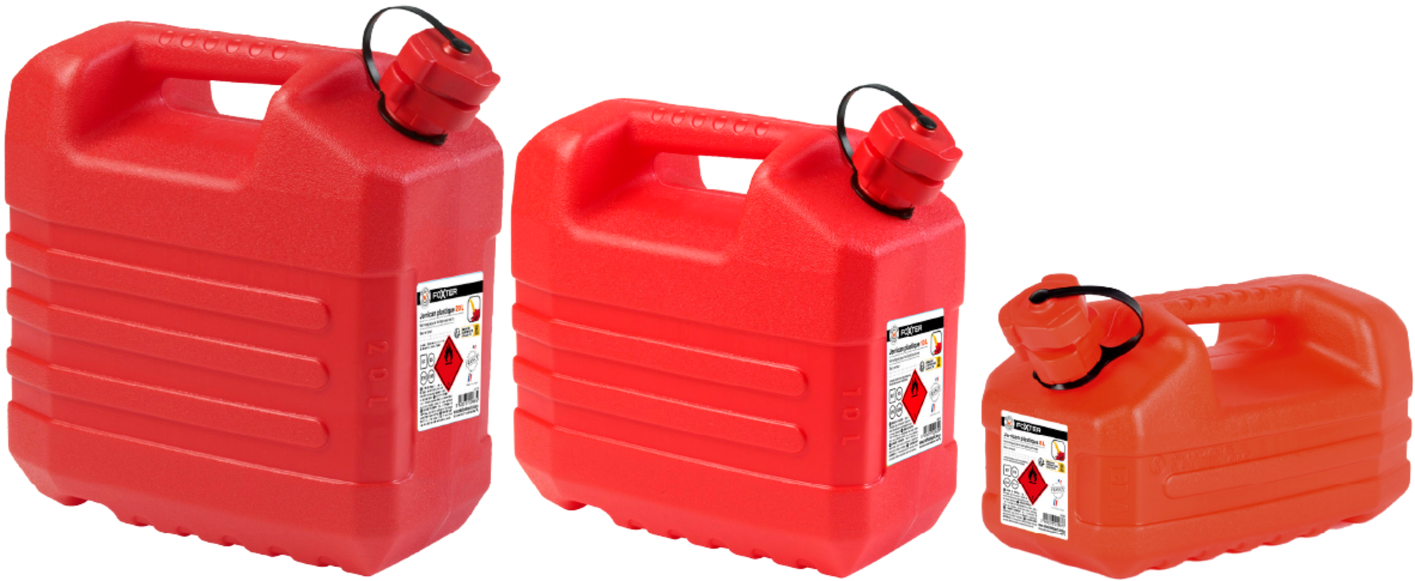 FOXTER SUR LES JERRYCANS PRÉSENTS EN MAGASIN DE LA GAMME "FOXTER" code EAN 3603313229877 