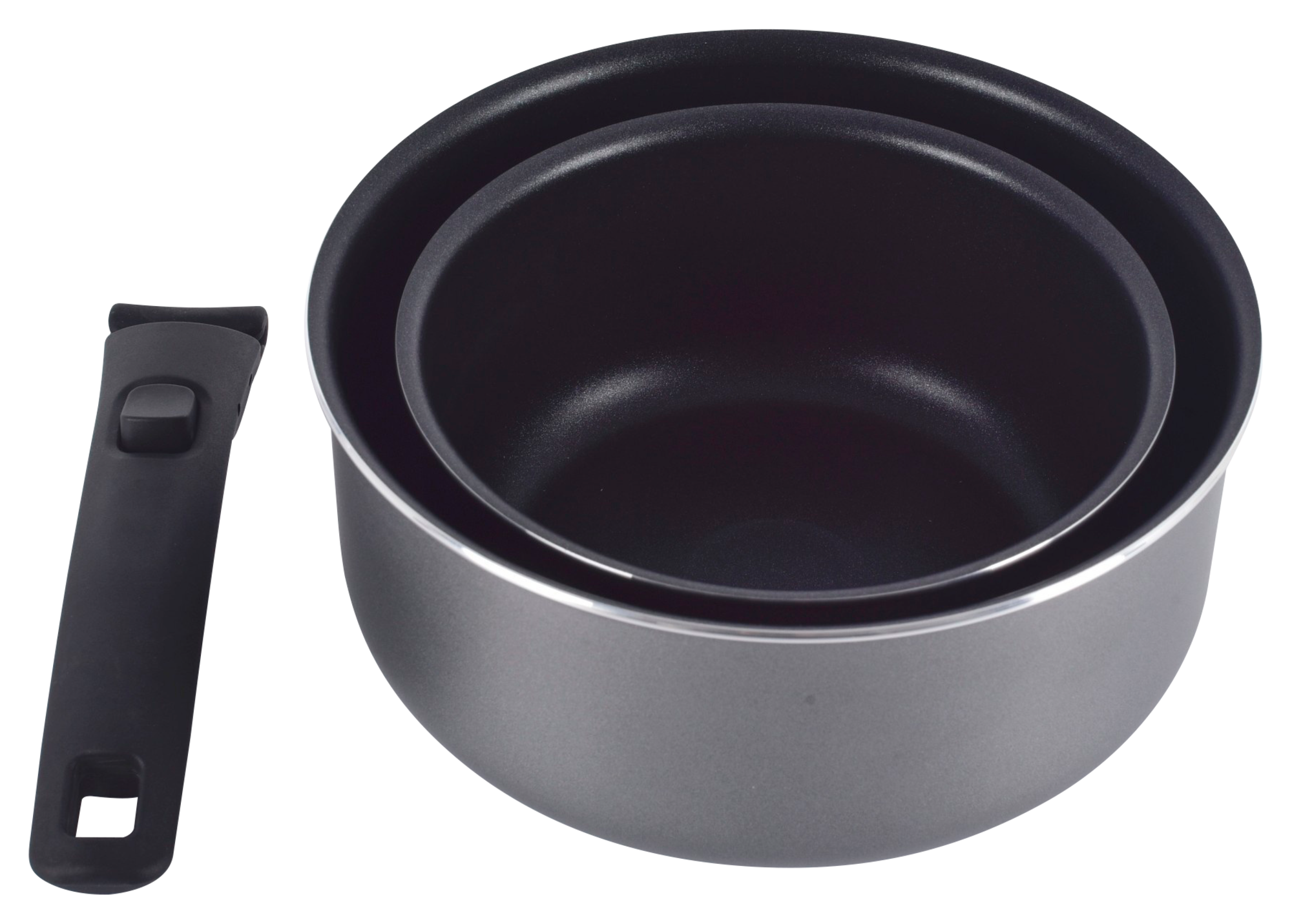 HOMESIDE LOT DE 2 CASSEROLES 16 ET 20CM AVEC MANCHE AMOVIBLE code EAN 3603313505391 