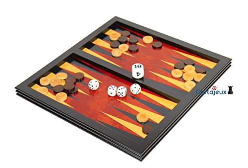 Jeu de Jacquet Backgammon Deluxe Bois 2 3603360011852 (3603360011852)