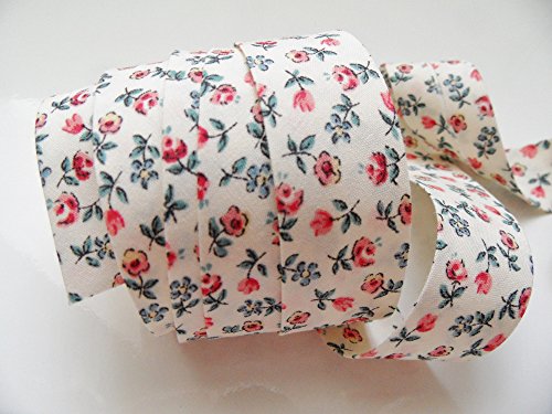 Biais Liberty Motifs Fleurs, Fleuris 20 Mm (X 2...