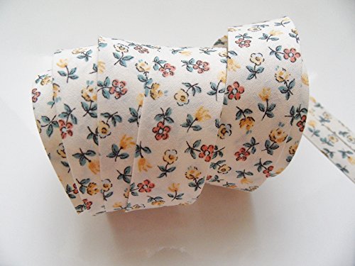 Biais Liberty Motifs Fleurs, Fleuris 20 Mm (X 2...
