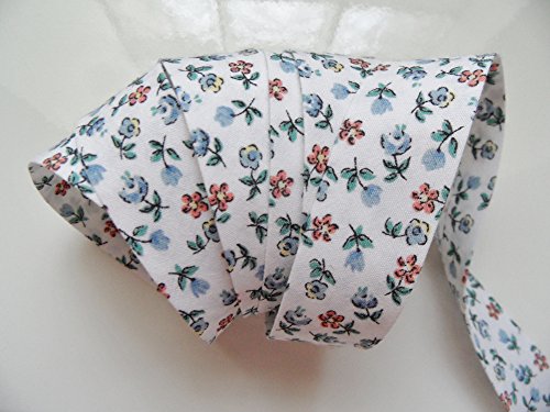 Biais Liberty Motifs Fleurs, Fleuris 20 Mm Fond...