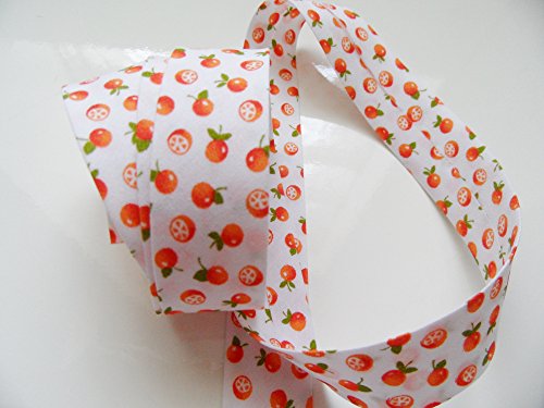 Biais Liberty Motifs Fruits 20 Mm (X 2 Mètres) ...