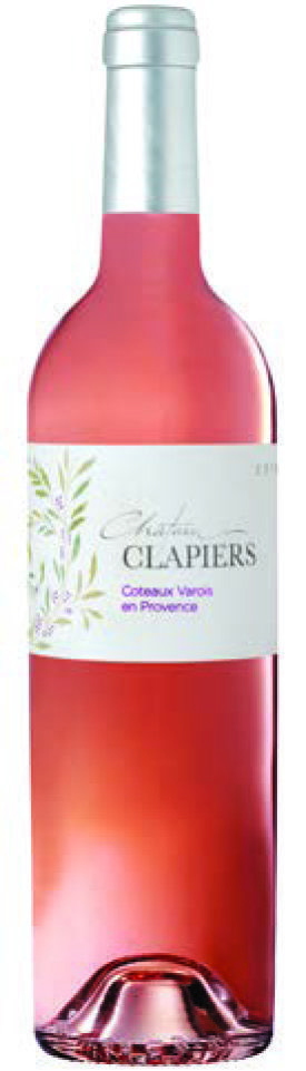  AOP(1) CÔTEAUX VAROIS EN PROVENCE CHÂTEAU CLAPIERS 2019. code EAN 3604894767642 