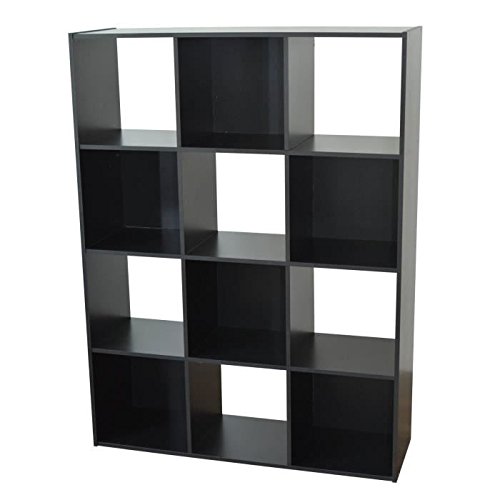 - 483647 - meuble de rangement - panneaux noir ...