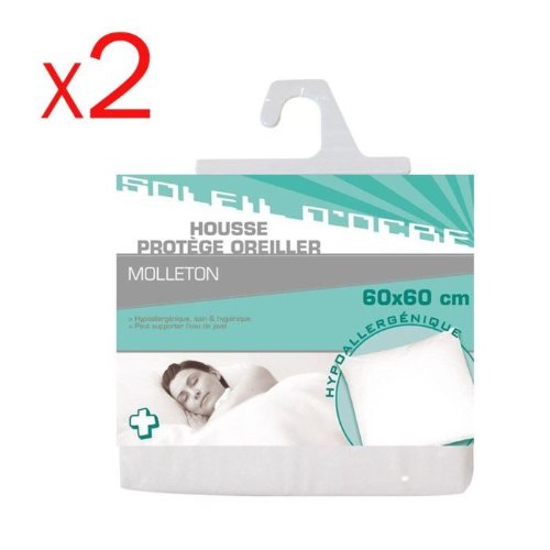 Soleil d'Ocre 2 housses protège oreiller 60x60cm code EAN 3606504958204 