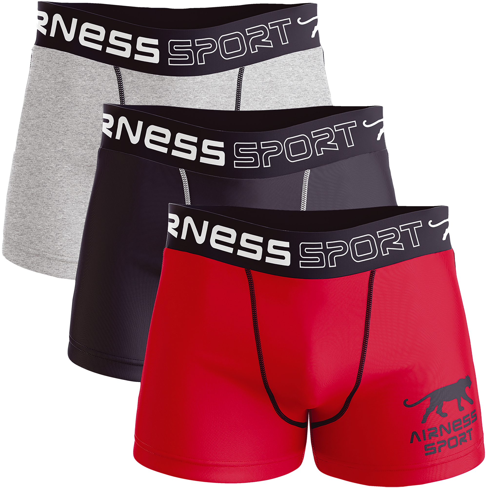 LOT DE 3 BOXERS HOMME