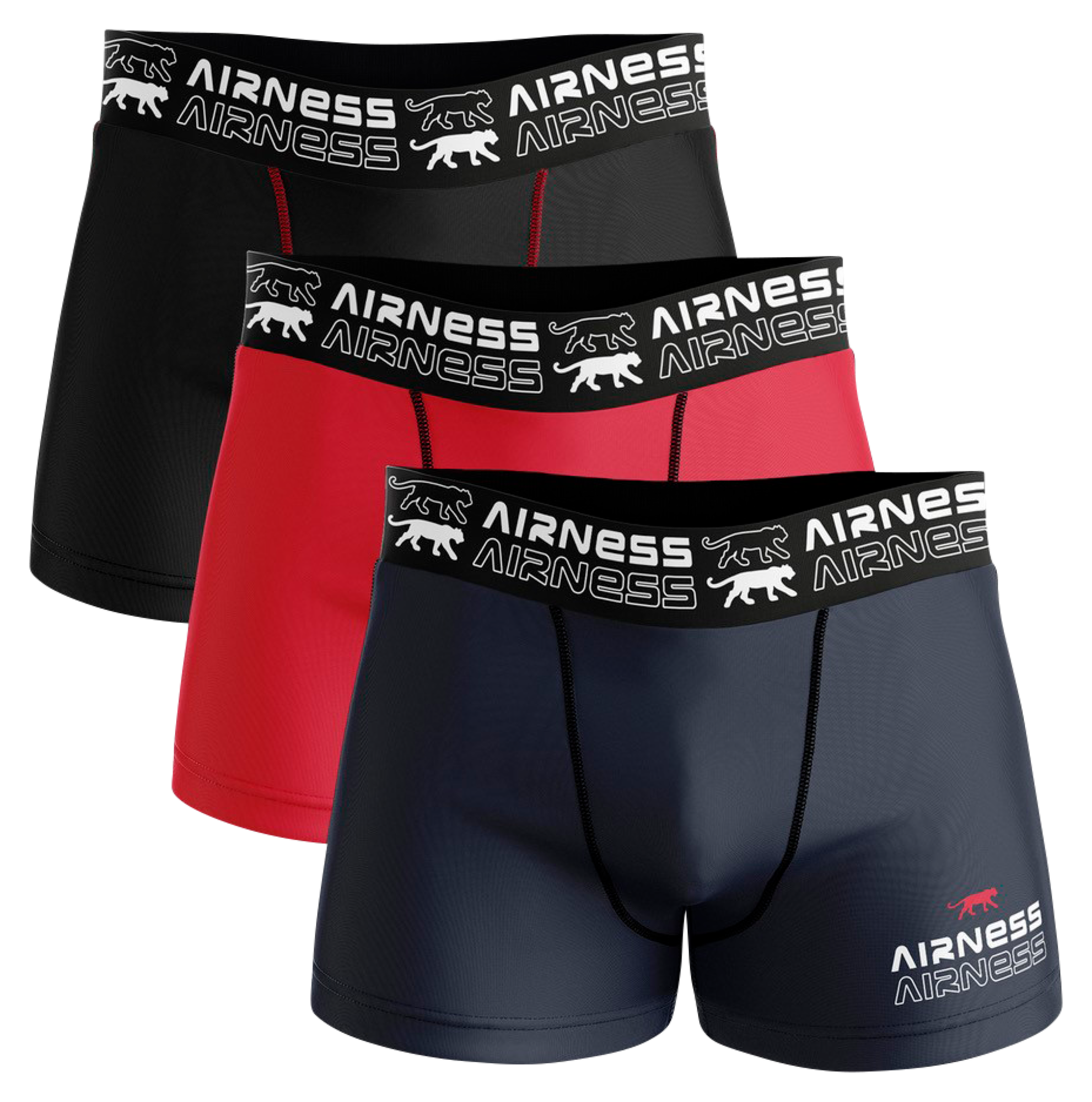 AIRNESS LOT DE 3 BOXERS JUNIOR GARCON code EAN 3606913239116 
