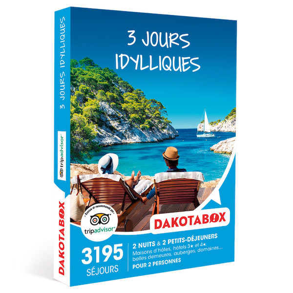 Coffret Cadeaux DAKOTABOX "3 jours idylliques" 3608117723958 (3608117723958)