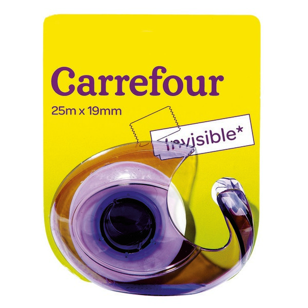DÉVIDOIR ADHÉSIF INVISIBLE CARREFOUR