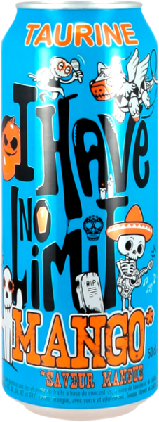 I HAVE NO LIMIT ENERGY DRINK MANGO
 code EAN 3608330245787 