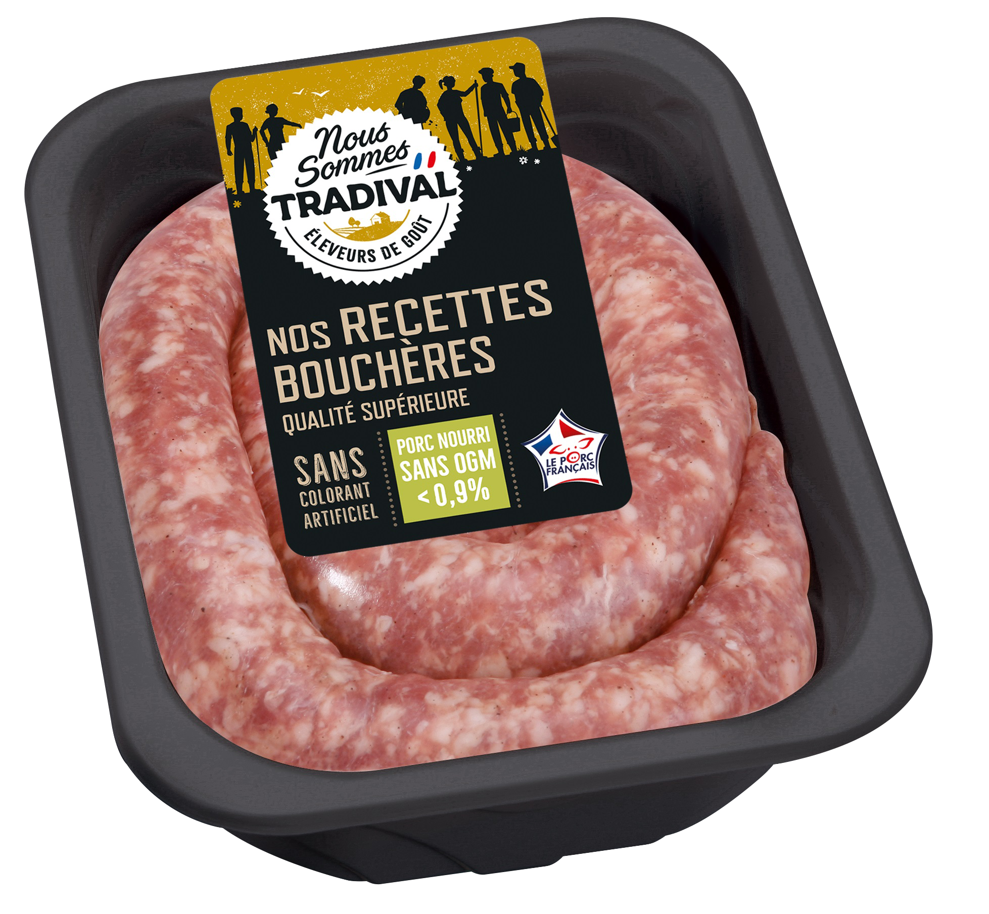 SAUCISSE DE TOULOUSE BRASSE ENROULÉE QUALITÉ SU...