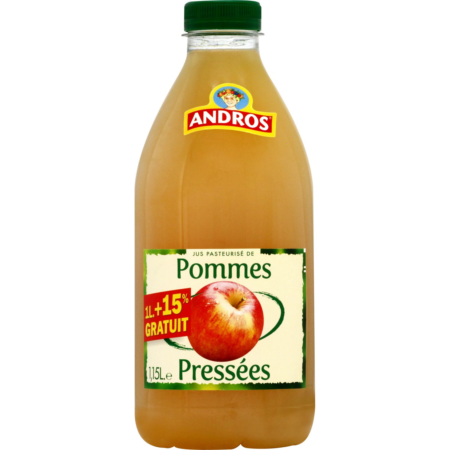 ANDROS Jus de pommes  ANDROS code EAN 3608580001454 