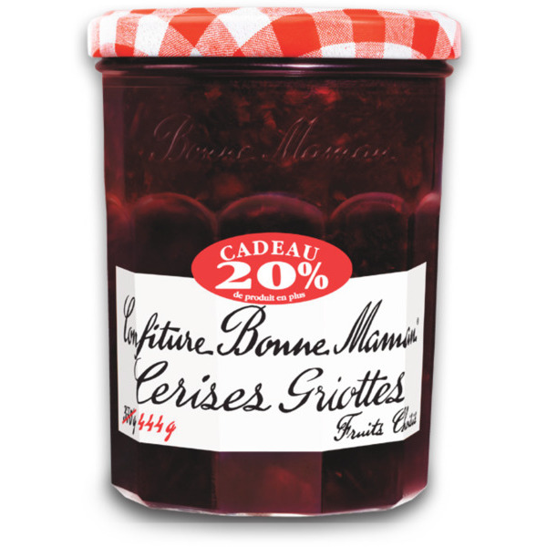 CONFITURE CERISES GRIOTTES
BONNE MAMAN
