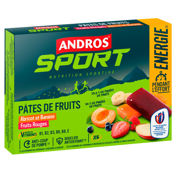 Pâtes de fruits sport