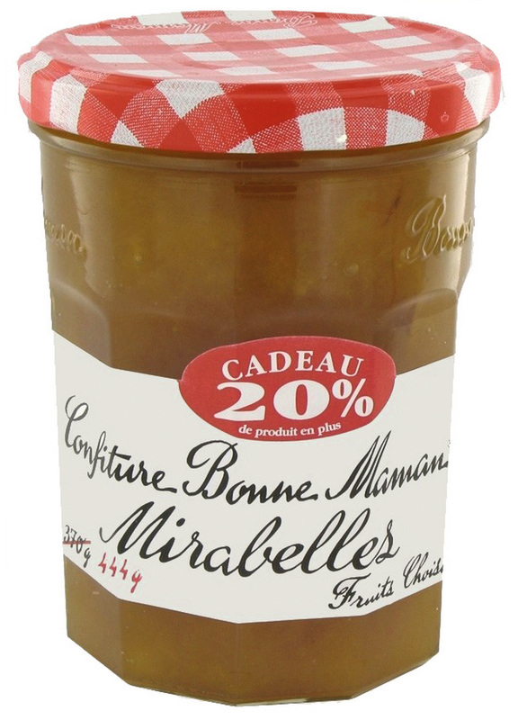 CONFITURE MIRABELLES Bonne Maman