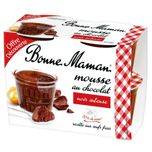 MOUSSE AU CHOCOLAT BONNE MAMAN