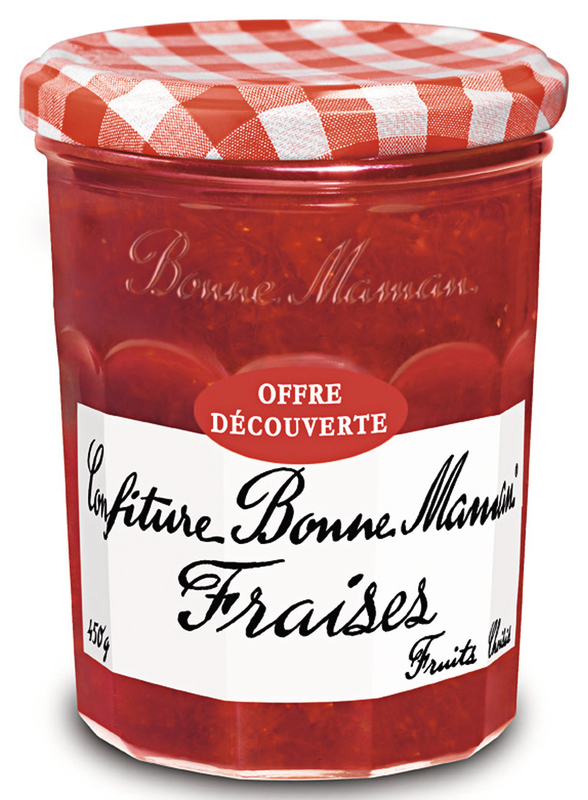 CONFITURE FRAISES Bonne maman