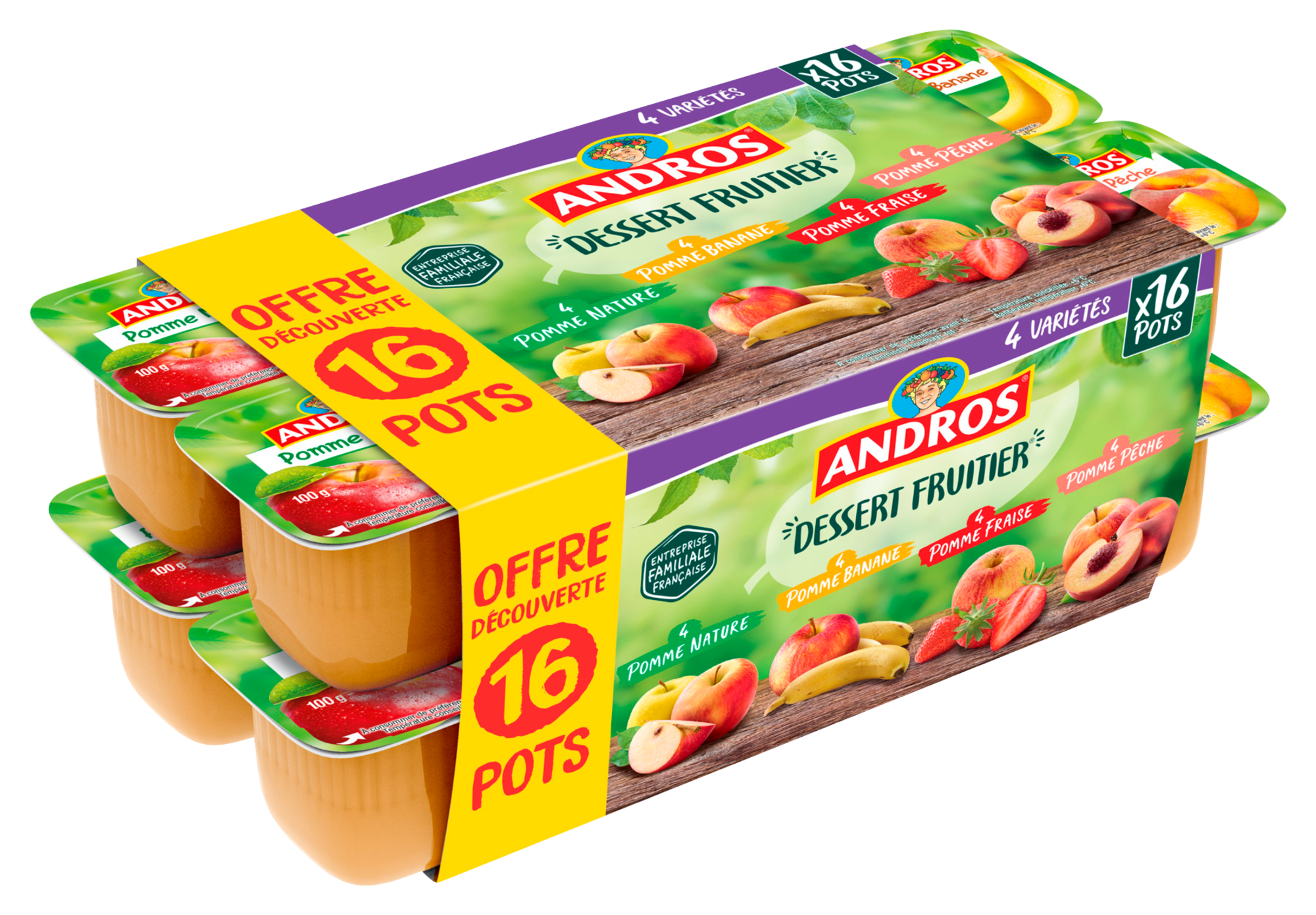 Dessert fruitier panachés offre découverte